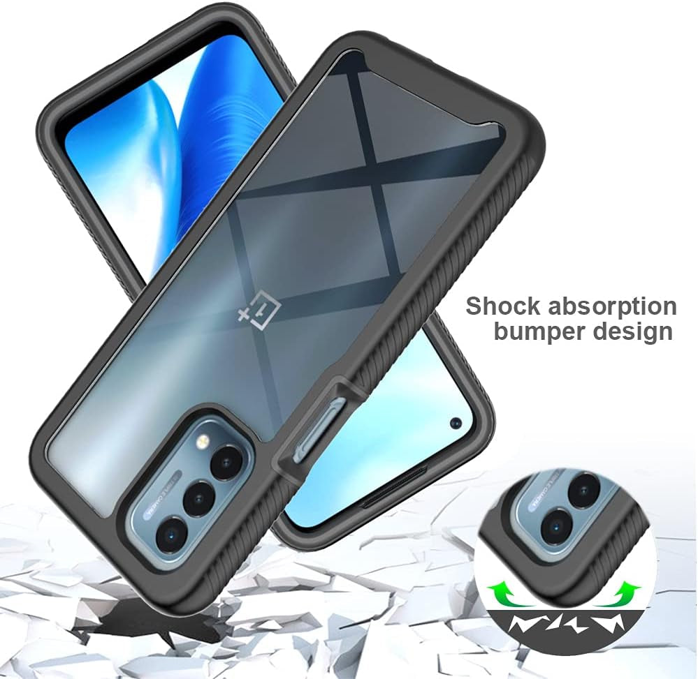 Qiongni Case for Oneplus Nord N200 5G Case Cover,Case for 1+ Nord N200 5G Case Cover,Anti-Fall and Shock-Absorbing Protective Cover Case for Oneplus Nord N200 5G DE2117 Case Black  QiongNi   