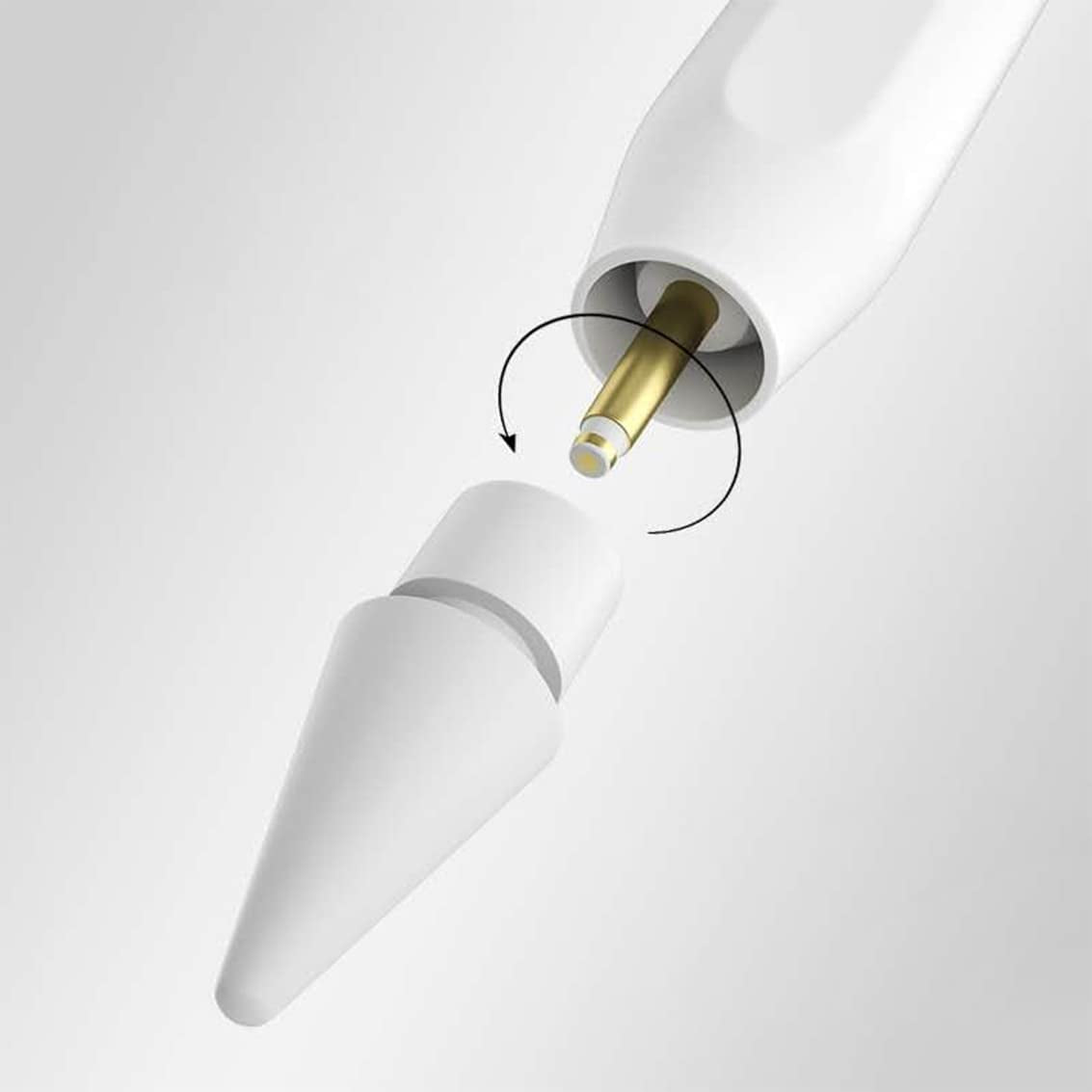 Enokay Replacement Tips Compatible with Apple Pencil 2 Gen Ipad Pro Pencil - Ipencil Nib for Ipad Pencil 1 St/Pencil 2 Gen White 4 Pack  Shen Zhen Eno Electronic Co.,Ltd.   