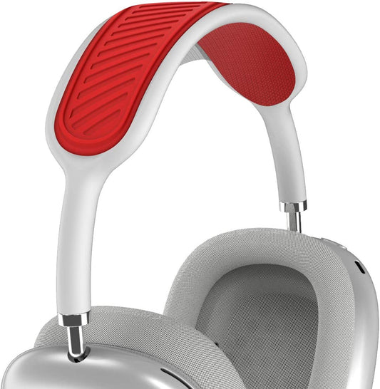 WQNIDE Headband Cover for Airpods Max, Washable Soft Silicone Headphone Headband Protectors/Comfort Cushion/Top Pad Protector Sleeve Compatible with Apple Airpods Max (Red)  WQNIDE   