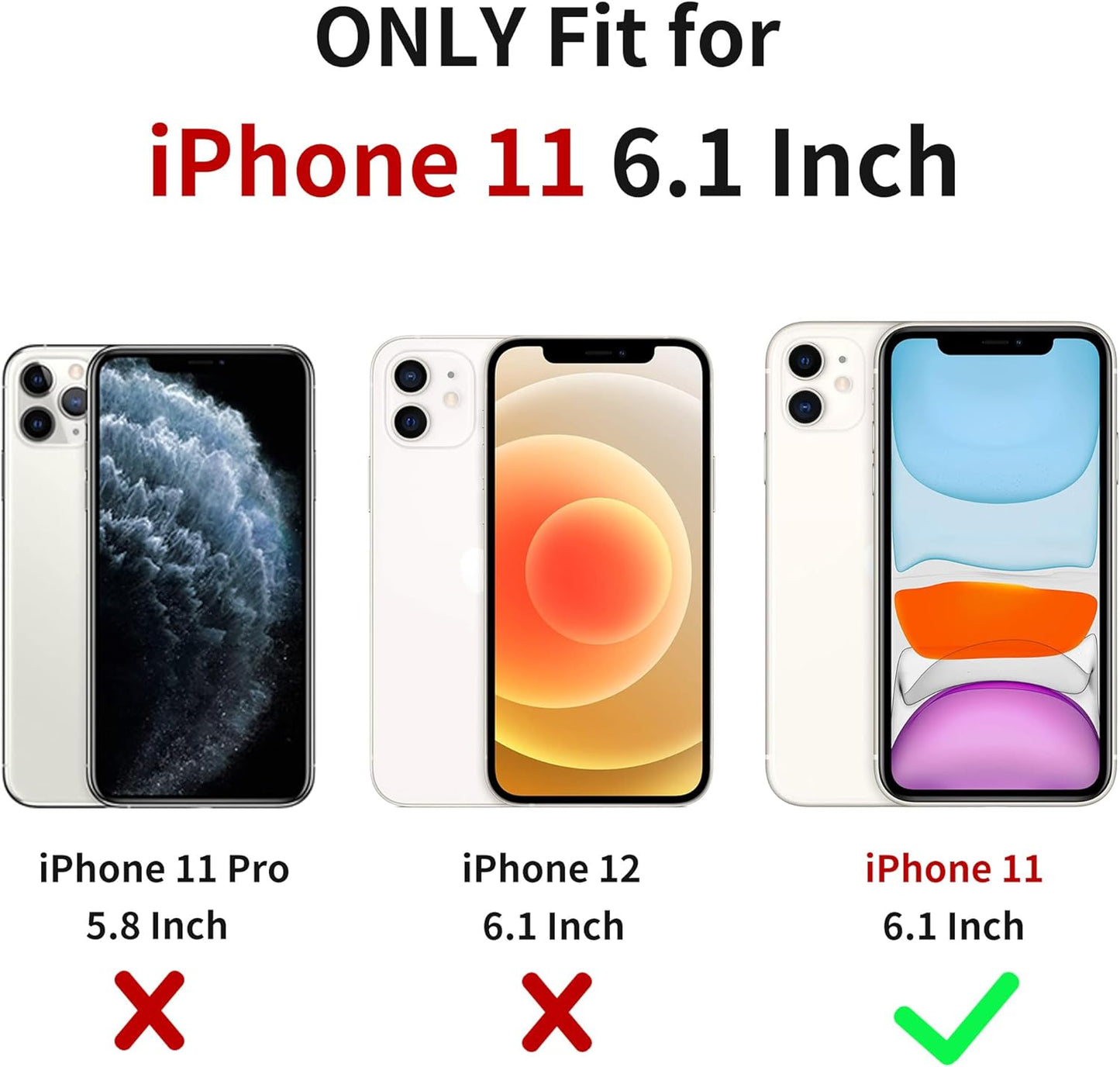 XIZYO Magnetic Case for Iphone 11 6.1 Inch Floral Rose Cute Phone Case [Compatible with Magsafe] for Women Girls Aesthetic Pattern Slim TPU Shockproof Bumper Case, Black  XIZYO   