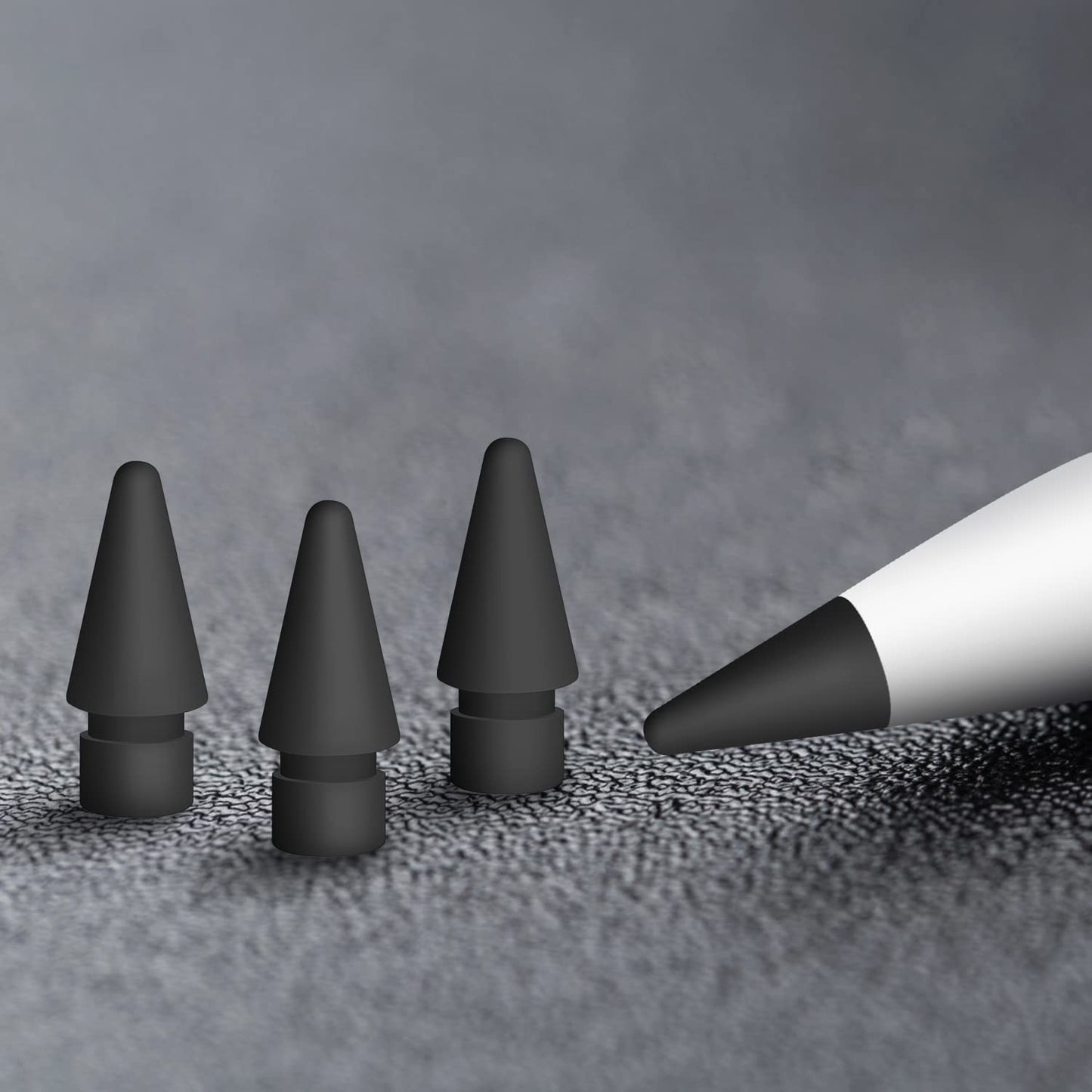 MEKO 4 Pack Replacement Tips for Apple Pencil 1St Gen & 2Nd Gen, Pen Nibs for Ipad Pro Pencil- Black  MEKO   