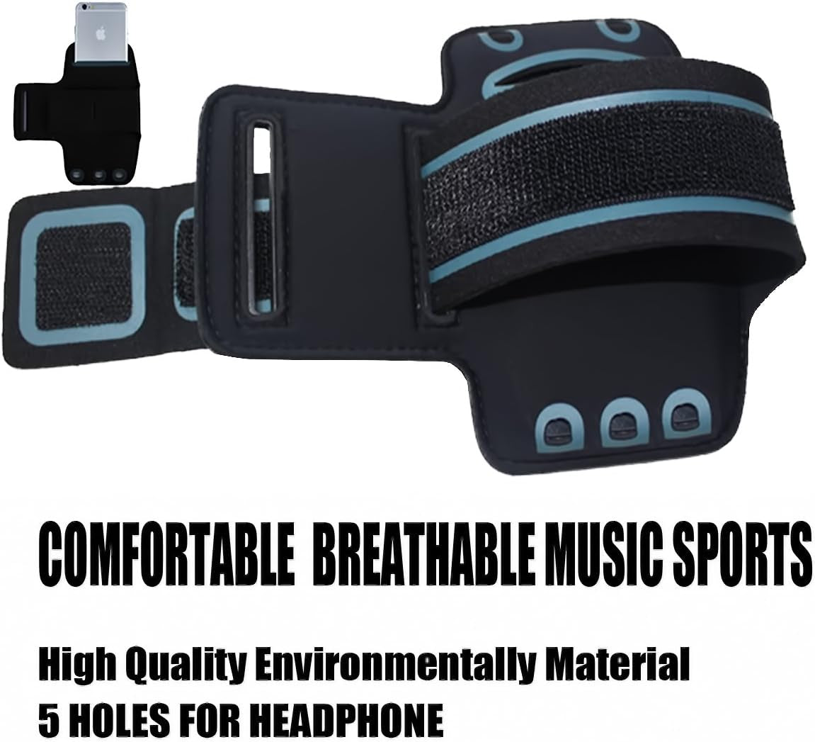 Casehq Water Resistant Cell Phone Armband Case Compatible Phone Iphone 11, 11 Pro, 11 Pro Max, X, Xs, Xs Max, Xr, 8, 7, 6, plus Galaxy S10, S9, S8, S7, plus Sizes and More. Adjustable Band & Key Slot  CaseHQ   