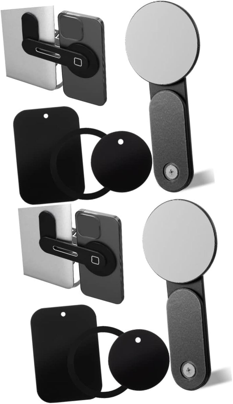 UKCOCO 4Pcs Bracket Laptop Car Mount Desk Laptop Stand Magnetic Car Mount Mobile Phone Stand Magnetic Laptop Holder Magnetic Phone Holder for Laptop Magnetic Laptop Bracket Phone Rack  UKCOCO As Shownx2pcs mediumx2pcs 