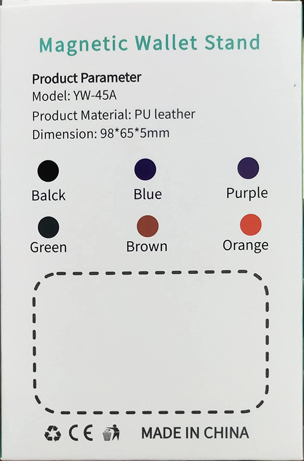 Imluckies Leather Magnetic Wallet Stand, for Apple Magsafe Wallet with Adjustable Stand, 3 Card Holders with Strong Magnets for Iphone 14/13 / 12 Series [Not for 13/12 Mini], Purple  imluckies   