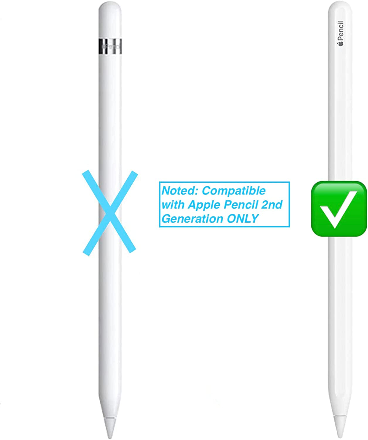 Charging Case for Apple Pencil 2Nd Generation Only, ARMOLABX Magnetic Wireless Charger Compatible with Ipad Pencil 2Nd, Apple Pencil 2 Charger [Charging and Carrying 2 in 1]  ARMOLABX   