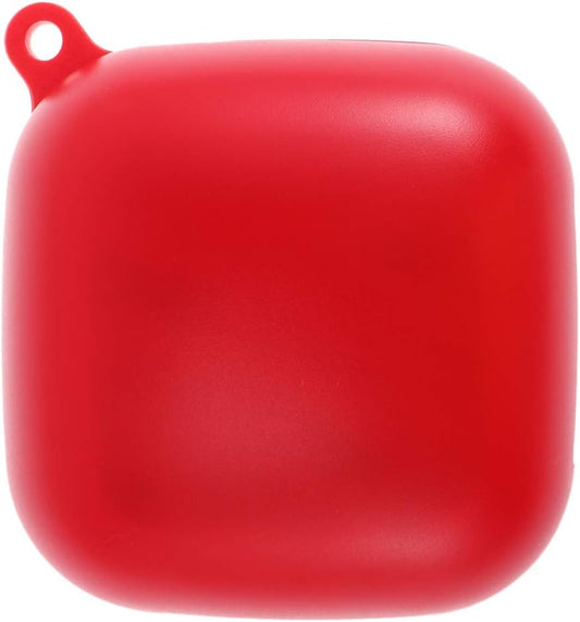 Earbuds Case Compatible for Powerbeats Pro Case - Earphone Protective Case Shockproof Hard PC Cover Anti-Lost Earbuds Case with Carabiner Compatible with Powerbeats Pro (Red)  Hemobllo   