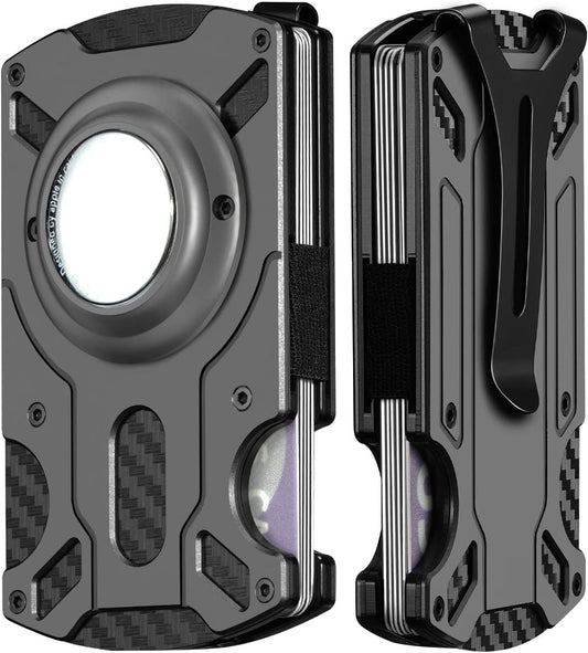 Furid Airtag Wallet Men(No Airtag), Slim Wallet with Money Clip, Minimalist Wallet for Men Air Tag Wallet, Apple Airtag Wallet with Airtag Holder  furid   