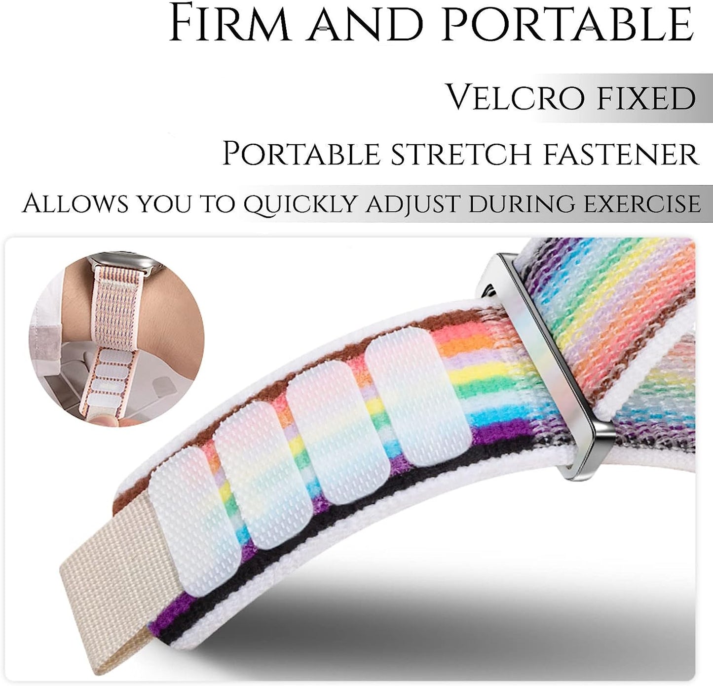 DXJKDZA Compatible with Apple Watch Ultra Band 49Mm 45Mm 44Mm 42Mm 41Mm 40Mm 38Mm for Women Men, Trail Loop Band Soft Nylon Sport Loop Strap for Iwatch Series Ultra 8 7 6 5 4 3 2 1 SE  DXJKDZA   