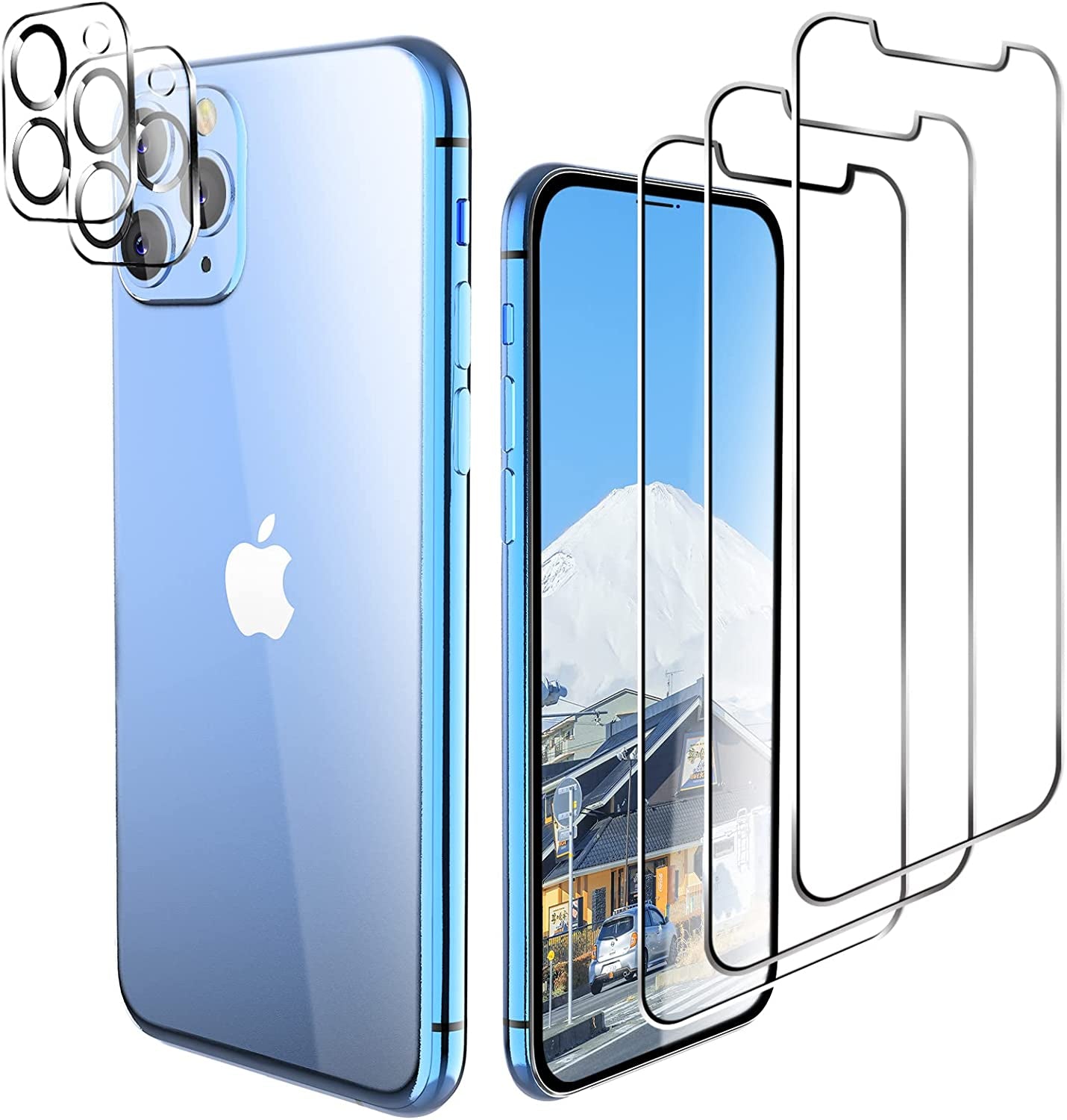 Oribox Privacy Screen Protector for Iphone 8, 7,SE 2020 (4.7 Inch) Anty- Spy Tempered Glass Screen Protector,2-Pack  ORIbox Clear iPhone 11 Pro Max 