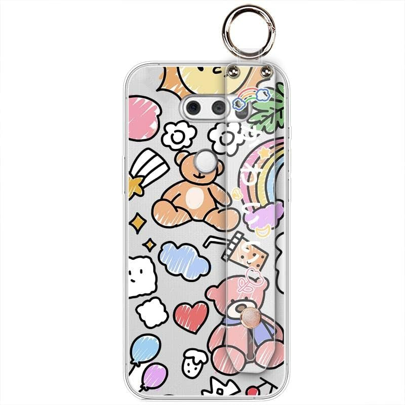 TPU Original Lulumi Phone Case for LG V30/LG V30 Plus/Lg V30+, Astronaut for Girls for Woman for Men Anti-Dust Back Cover Shockproof Luxury New Beautiful Anime Soft for Boy Black Case Silicone, 7  Lulumi   