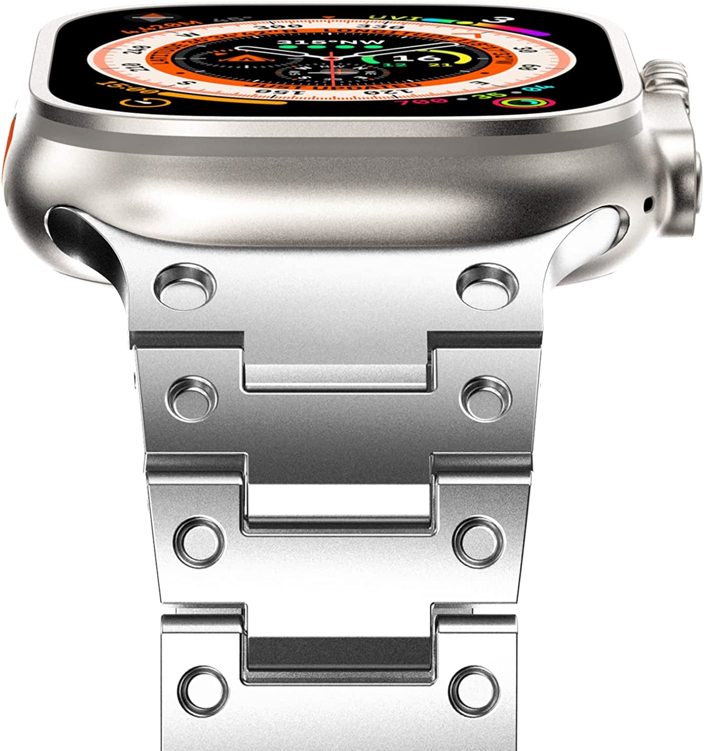 Newways Metal Band Compatible with Apple Watch Band  NewWays G-Silver 38mm/40mm/41mm 