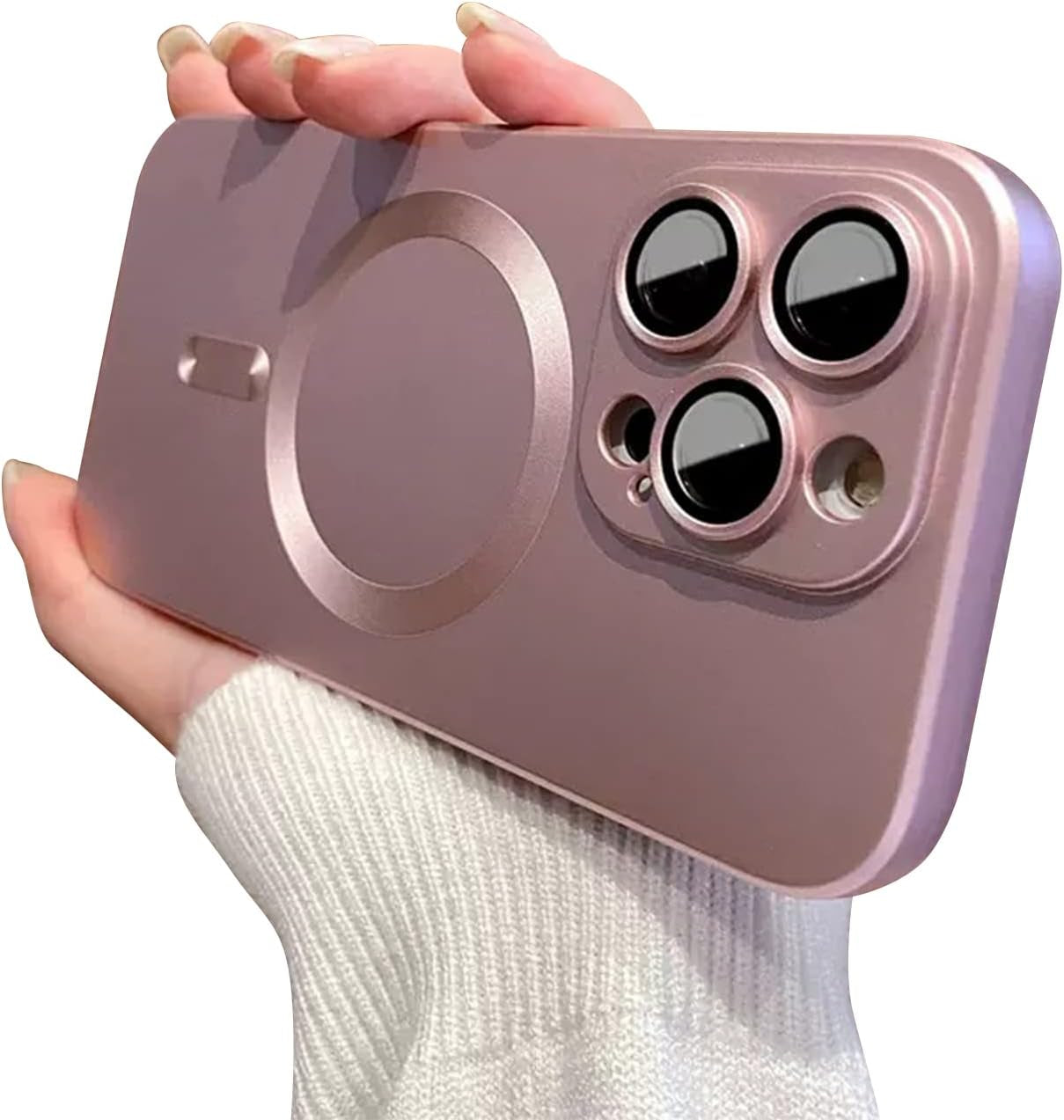 Fycyko Phone Case for Iphone 14 Pro Max Magnetic Case [Adaptation with Magsafe] Slim Cute Luxury Soft Silicone Design for Iphone 14 Pro Max 6.7'' with Camera Protector-Black  Fycyko   