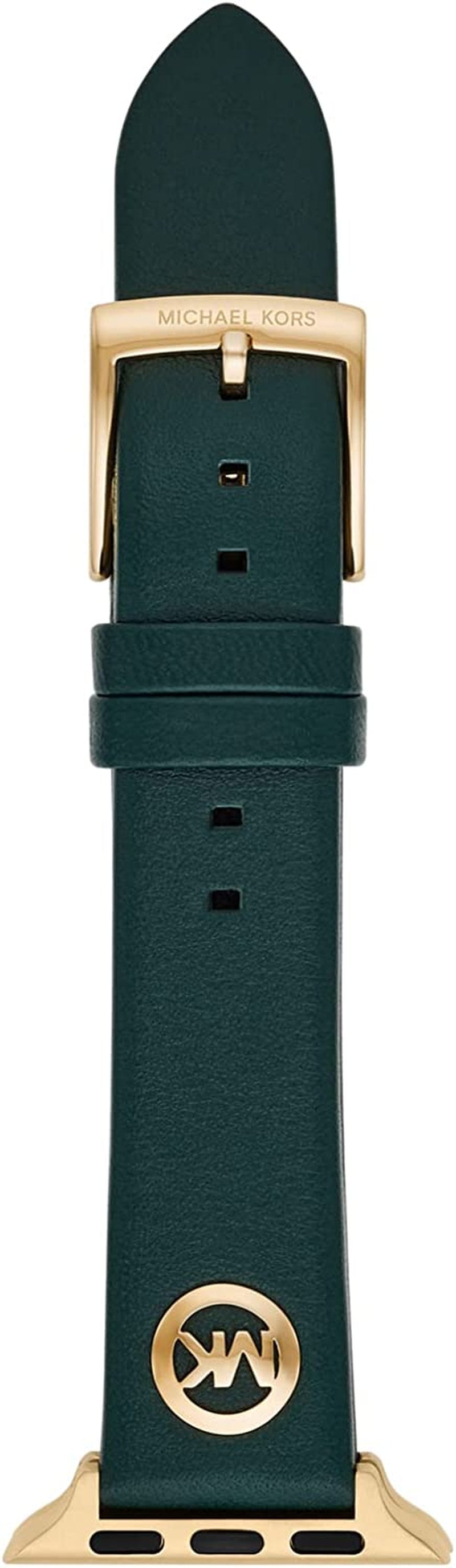 Michael Kors Interchangeable Watch Band Compatible with Your 38Mm/40Mm/41Mm Apple Watch- Leather or Silicone Bands for Apple Watch Series 8/7/6/5/4/3/2/1/SE  Michael Kors Green  