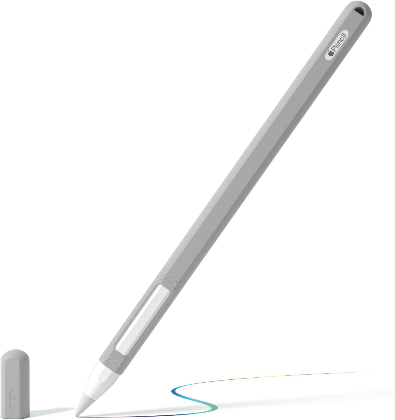 TICARVE Case for Apple Pencil Holder for Apple Pencil Sleeve for Apple Pencil 2Nd Generation Case Compatible with Ipad Pro 2018 Magnetic Skin for Apple Pencil 2 Case Pink  TICARVE grey  