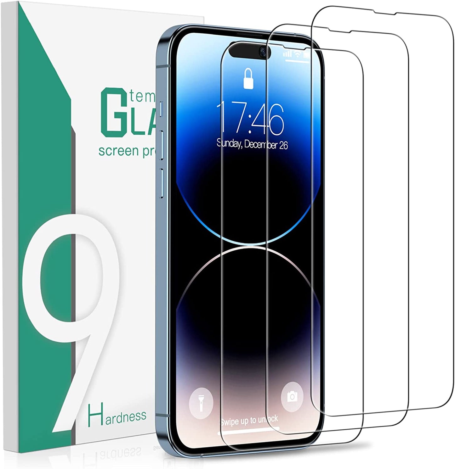 Degeyoyo Tempered Glass Screen Protector Compatible with Iphone 14/13/Iphone 13 Pro 6.1 Inch, Iphone 14/13/Iphone 13 Pro Screen Protector, Ultra HD, Case Friendly, Easy Install [3 Pack]  Degeyoyo iPhone 14 Pro Max 6.7"  