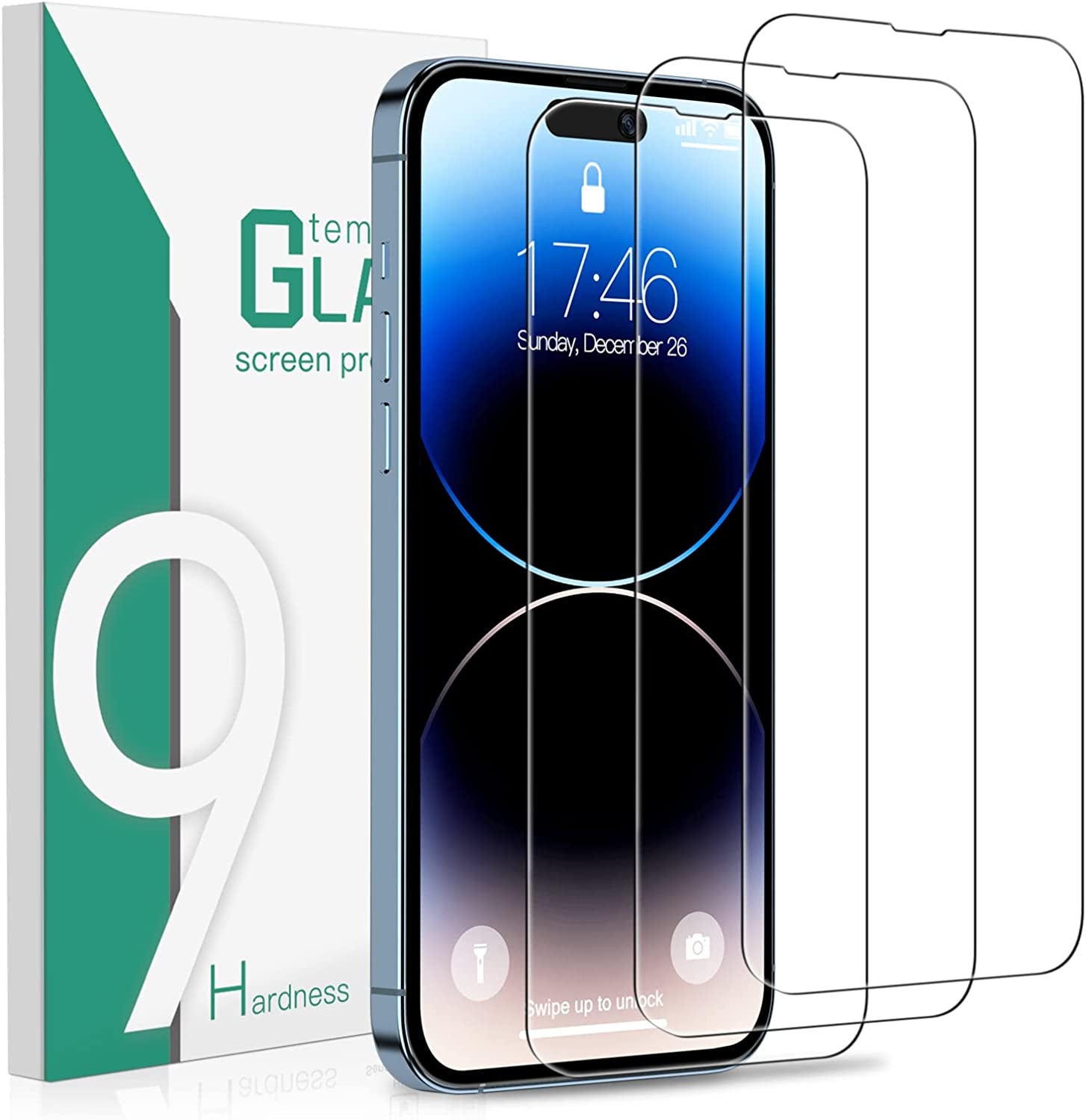 Degeyoyo Tempered Glass Screen Protector Compatible with Iphone 14/13/Iphone 13 Pro 6.1 Inch, Iphone 14/13/Iphone 13 Pro Screen Protector, Ultra HD, Case Friendly, Easy Install [3 Pack]  Degeyoyo iPhone 14 Pro Max 6.7"  