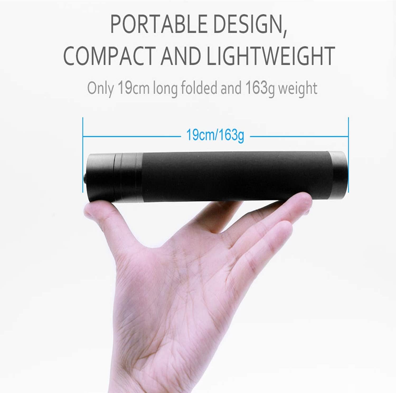 Extension Rod Pole Bar SZ_ABTO Adjustable Selfie Stick for Gimbal Stabilizer Compatible with OSMO Mobile 4 3 Action Gopro Vlog Pocket Zhiyun Smooth 5 Q3 Moza Mini S Handheld Gimbal with 1/4" Thread  SZ-ABTO   