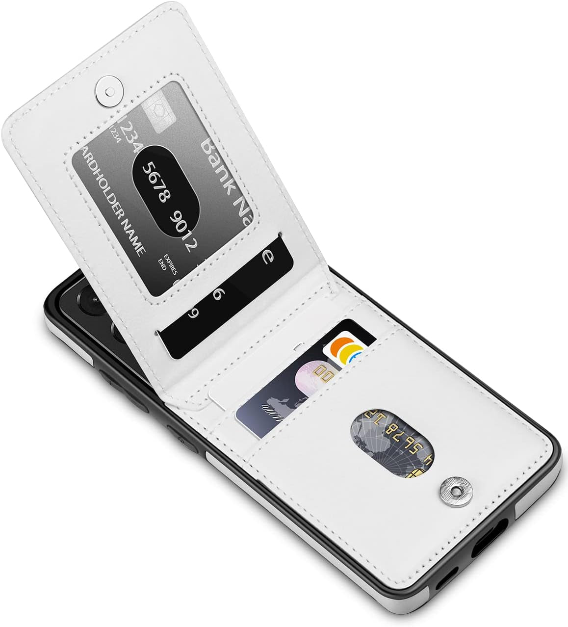 Lakibeibi Samsung Galaxy S21 Ultra Case, S21 Ultra Phone Case, Dual Layer Lightweight Premium Leather Wallet Case with Card Holders Flip Protective Case for Samsung Galaxy S21 Ultra (2021), Purple  LakiBeibi White Galaxy S21 Ultra 6.8" 