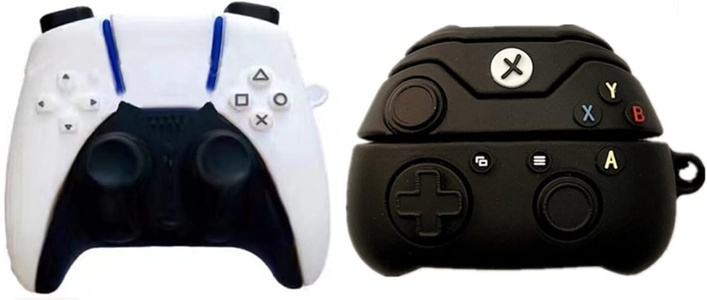 [2 Pack] CASEVERSE Cases for Samsung Galaxy Buds2 Pro/Galaxy Buds 2/Galaxy Buds Pro/Galaxy Buds Live, Cute Silicone Game Design Shockproof Cover for Boys  CASEVERSE C  