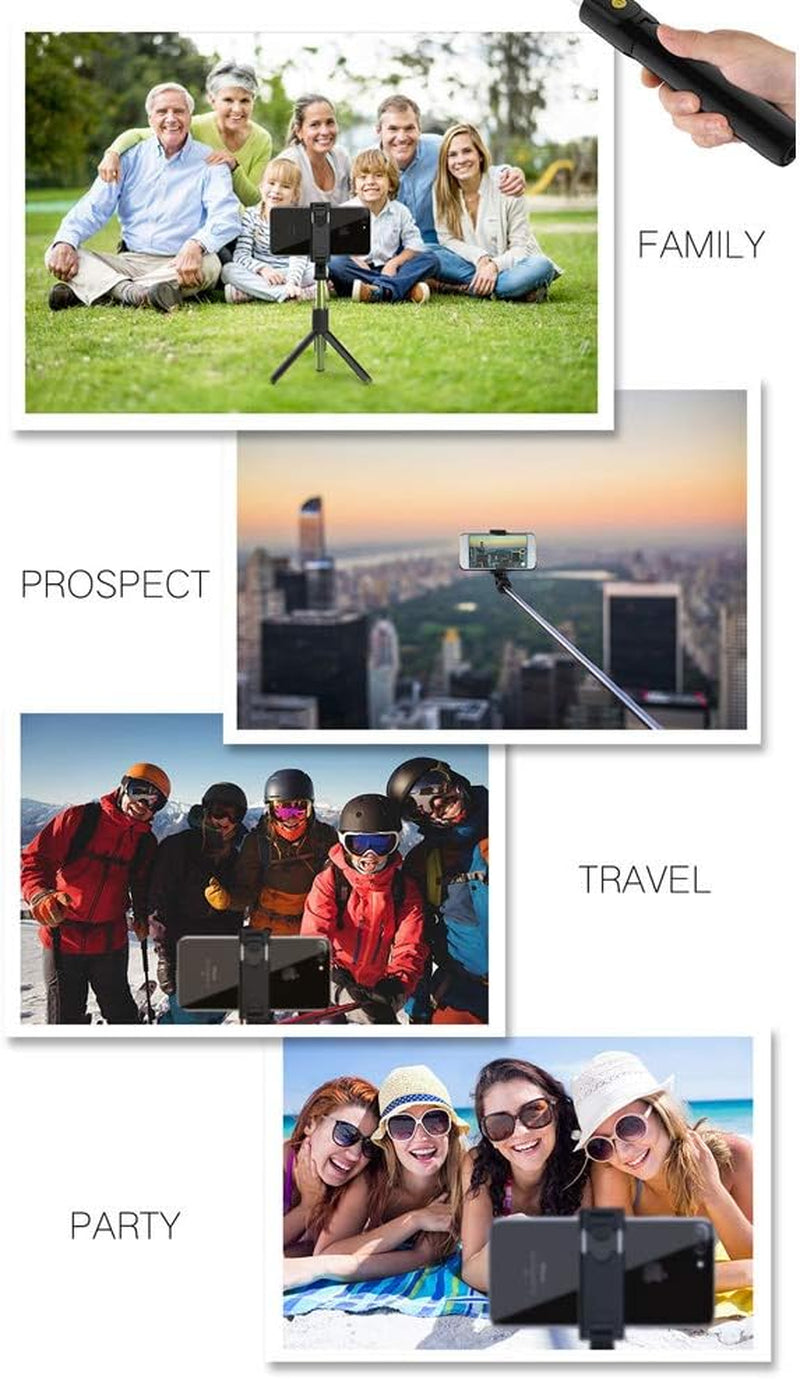 Selfie Stick,Eryue K07 Selfie Stick Integrated Tr BT 4.0 Wireless Selfie Stick Mini Portable Extendable Selfie Stick Tr for Smart Phone  ERYUE   