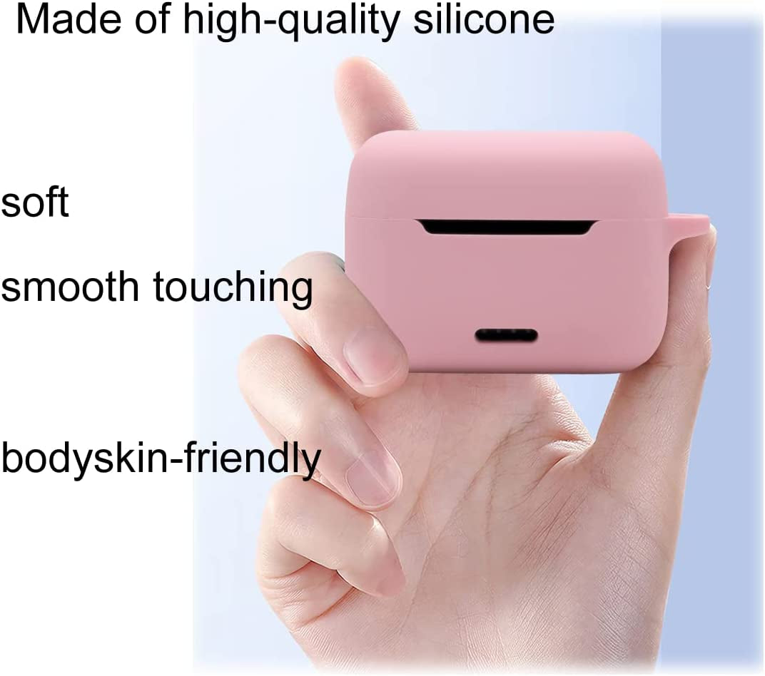 Claiol Silicone Case for TOZO NC2, Premium Shockproof Protective TOZO NC2 Case Cover with Keychain. (Black)  CLAIOL   