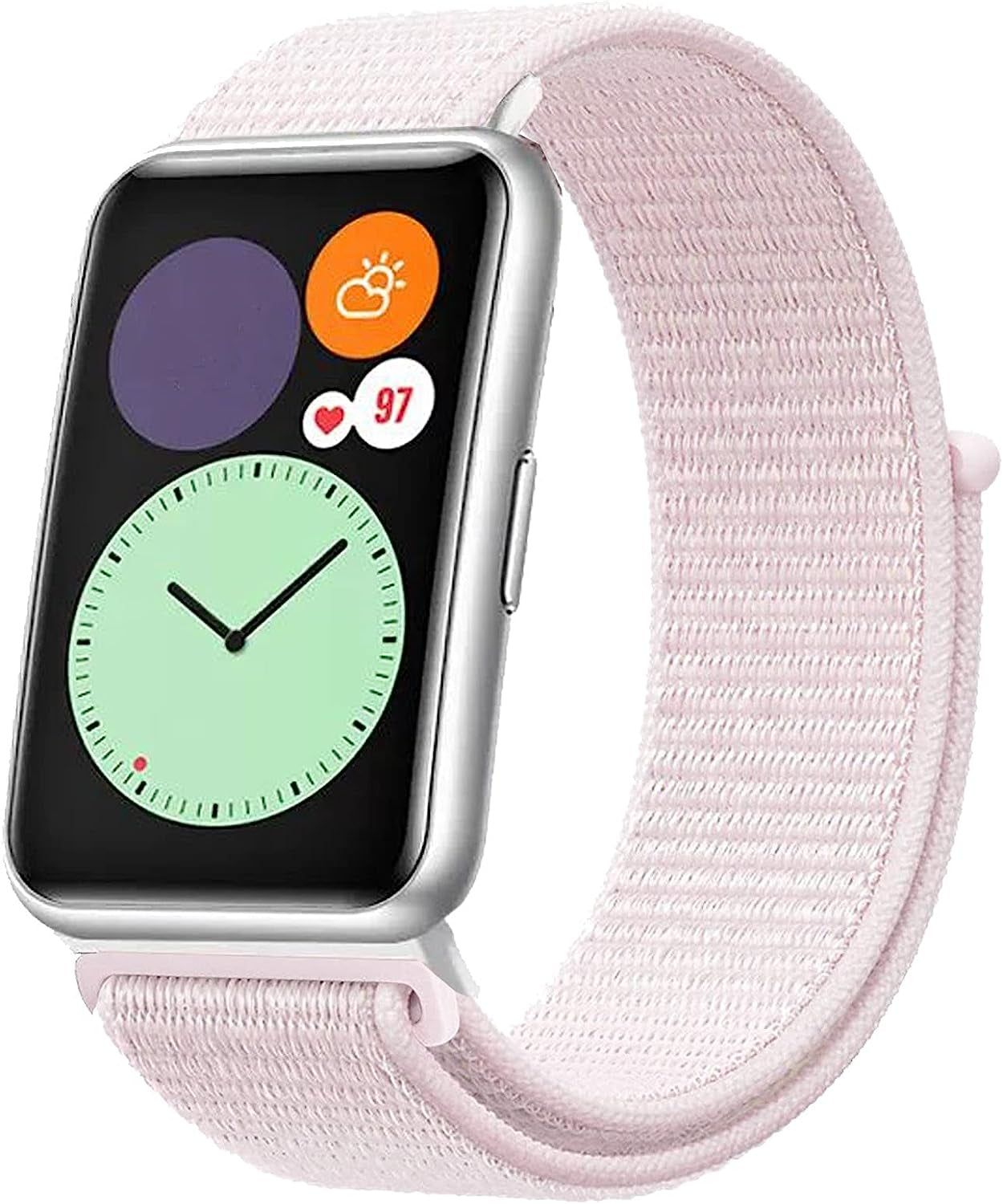 Sport Loop Band Compatible with Apple Watch Band 49Mm 45Mm 44Mm 42Mm 41Mm 40Mm 38Mm Men Women, Braided Stretchy Nylon Loop Bands for Apple Watch Ultra Iwatch Series 8 7 SE 6 5 4 3 2 1  KIUFWARS Pearl Pink 38mm/40mm/41mm 