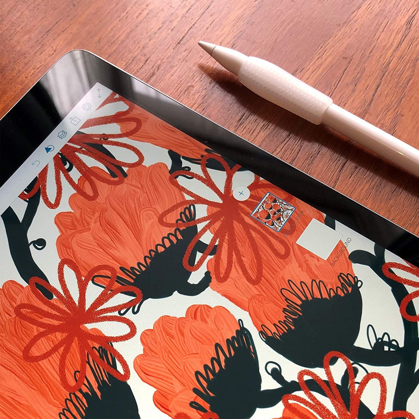 Omni Grip 6-Pack of Premium Comfort Grips, Perfect for Apple Pencil, Apple Pencil 2, Styluses, Pens and Pencils  Chrome Cherry   