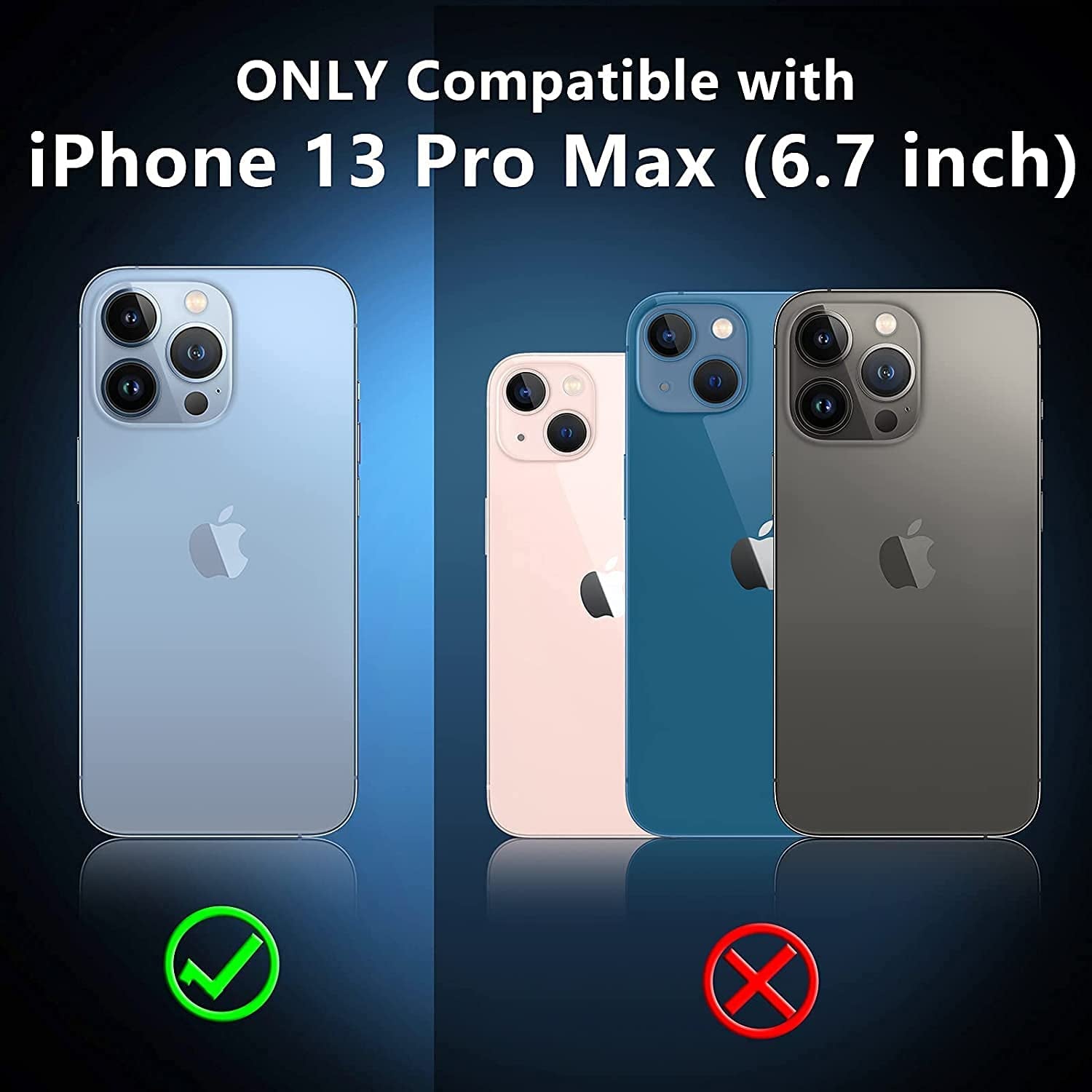 LOHASIC for Iphone 13 Pro Max Wallet Case, Premium Leather Cover Compatible with Mag Safe Charger Magnetic Detachable Wallet 5 Card Holder Kickstand Protective Phone Case for Men 6.7 Inch  LOHASIC   