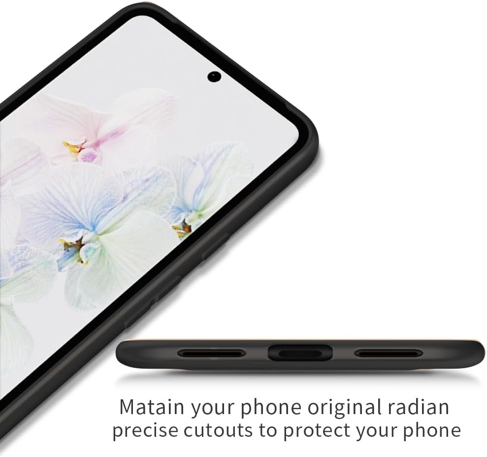 X-Level Google Pixel 8 Pro Case Ultra-Thin Slim Fit [Guardian Series] Phone Cases Soft Flexible TPU Matte Finish Coating Grip Light Protective Cell Phone Back Cover for Google Pixel 8 Pro 2023-Black  pipilu   