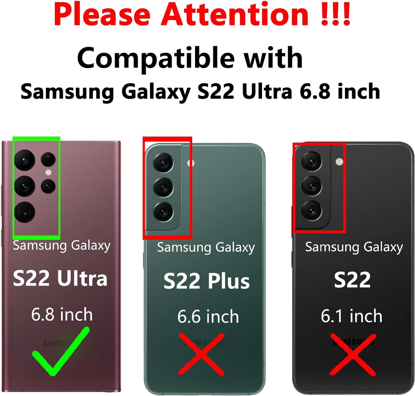 S22 Ultra Case,Samsung Galaxy S22 Ultra Case,With Camera Cover,[Military Grade] 16Ft.Drop Tested Cover with Magnetic Kickstand Protective Case for Galaxy S22 Ultra 6.8 Inch Blue  SKMY   