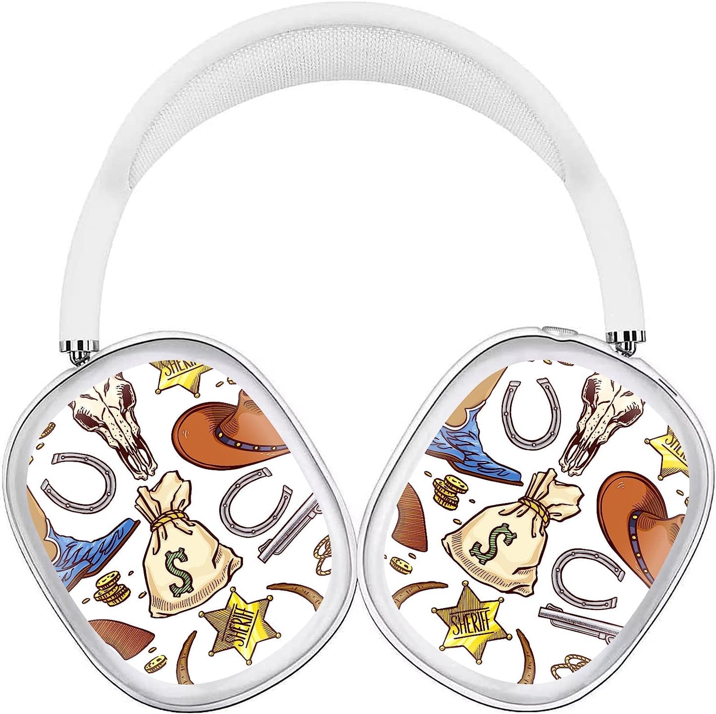 WINCHIHAN Printed Soft TPU Anti-Scratch Protective Case Cover Compatible with Airpods Max Headphones # AS0079  WINCHIHAN   