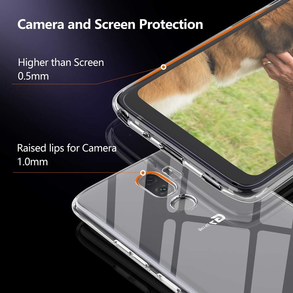 KEEPCA Clear Case for LG G7 Thinq,Slim Thin Soft Skin Silicone TPU Lightweight Gel Anti-Scratch Shockproof Protective Cases Cover for LG G7 Thinq,Crystal Clear  KEEPCA   