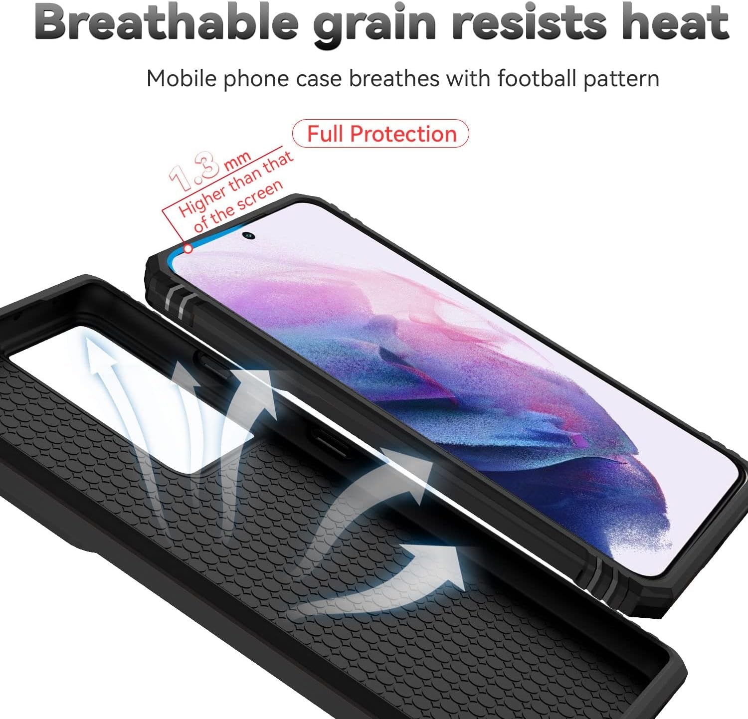 For Samsung Galaxy S21 Ultra Case with Camera Lens Cover HD Screen Protector, Military-Grade Drop Tested Magnetic Ring Holder Kickstand Protective Phone Case for Samsung Galaxy S21 Ultra 5G (Black)  JINZHI Inc   