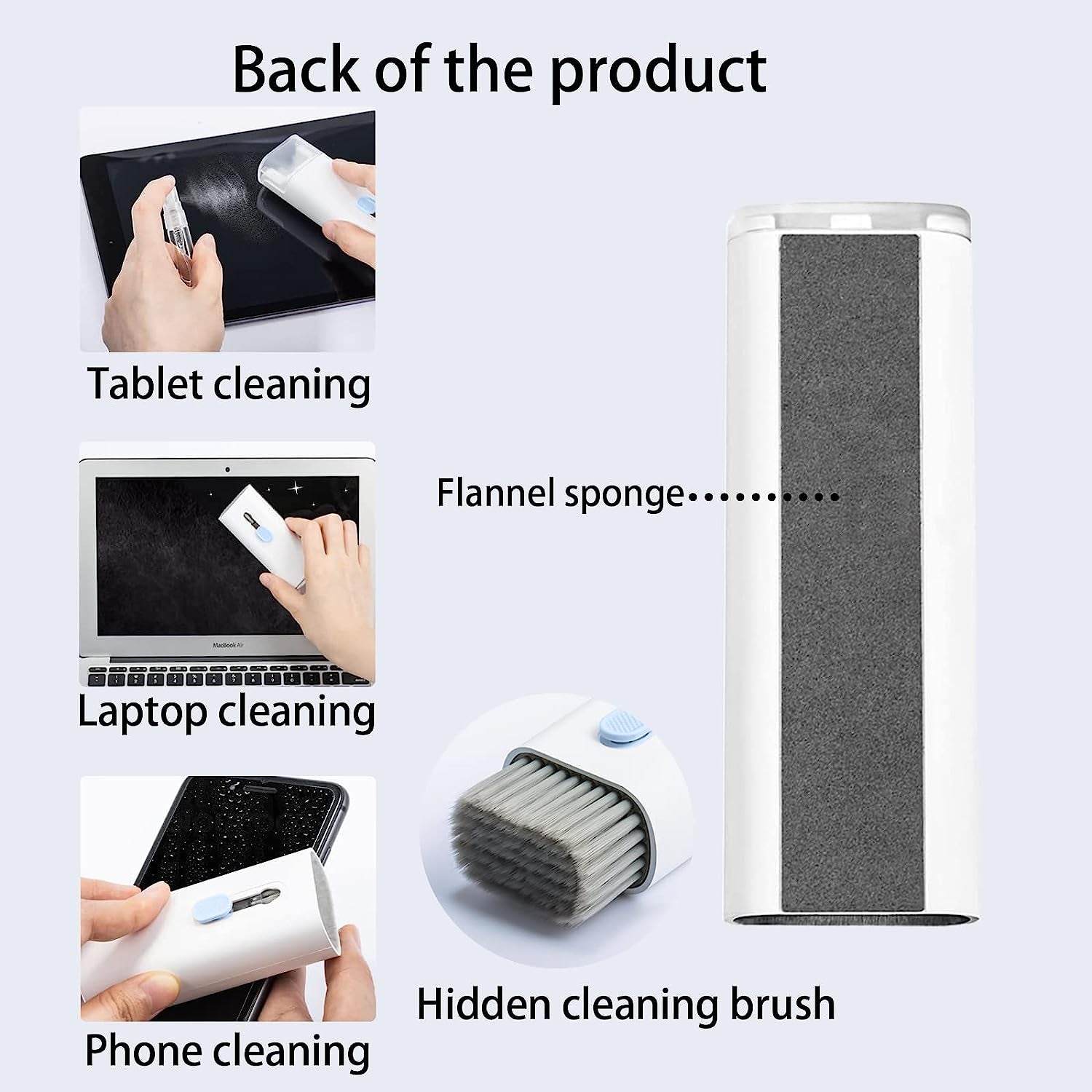 7 in 1 Electronic Cleaning Kit - Keyboard Cleaner, Keyboard Cleaning Kit, Laptop Cleaner with Brush, Laptop Cleaning Kit, Electronic Cleaner Kit for Airpods Pro/Laptop/Phone(Give Away a Flannel Cloth)  iKopink   