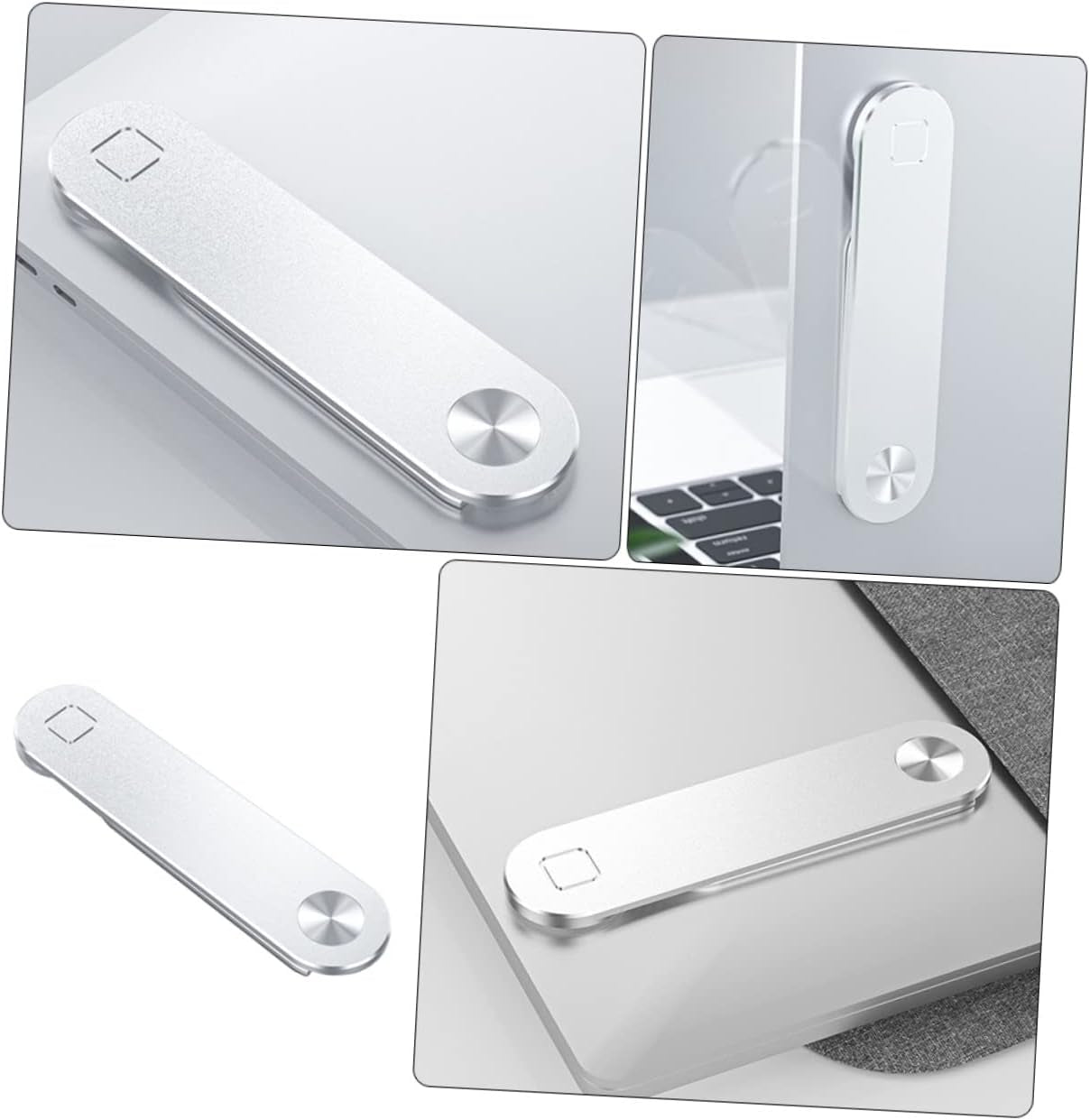 Operitacx 4Pcs Computer Phone Holder PC Stand Cell Phone Stand Holder Smartphone Stand Computer Side Mount Clip Tablet Phone Holder Laptop Side Mount Clip Magnetic Laptop Stand Laptop Holder  Operitacx   