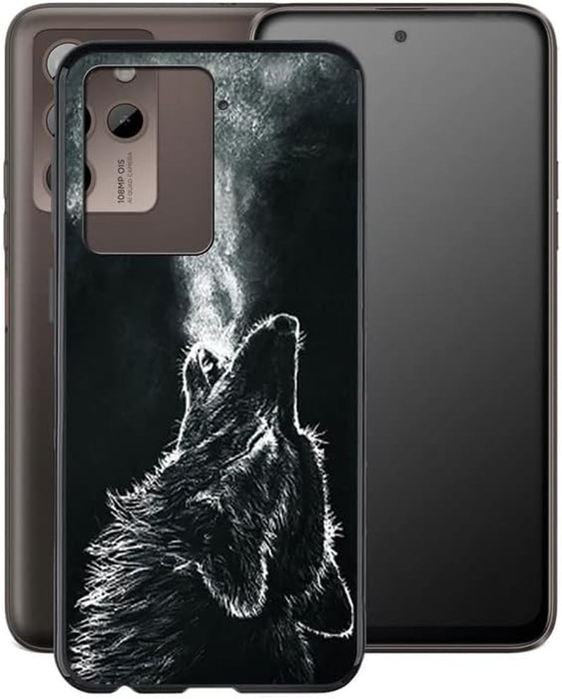 WIMSPEED Case for HTC U23 Pro (6.7"), Black Soft TPU Bumper Phone Case, Slim Shockproof Silicone Military Grade Drop Protective Shell for HTC U23 Pro - Camellia  WIMSPEED Wma28  