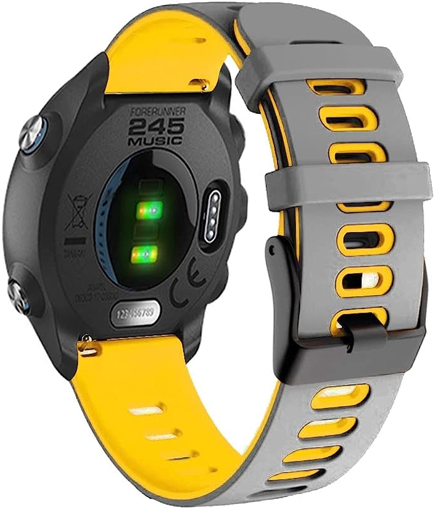 NEYENS 20Mm 22Mm Smart Watch Band for Garmin Vivoactive 3 Venu 2/Vivoactive 4/Forerunner 645 245M Silicone Strap Watchband Accessories  NEYENS   