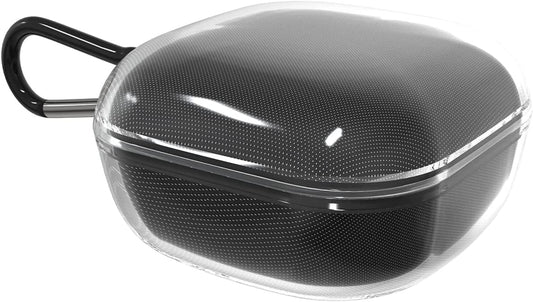 Geekria TPU Case Cover Compatible with Samsung Galaxy Buds Live, Buds Pro True Wireless Earbuds, Earphones Skin Cover, Protective Carrying Case with Keychain Hook, Charging Port Accessible (Clear)  Geekria   