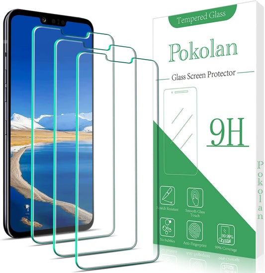 Pokolan [3-Pack] Designed for LG G8 Thinq Screen Protector Tempered Glass, No Bubbles, anti Scratch, Lifetime Replacement  Pokolan   