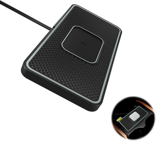 Wireless Charger,Sanmido Wireless Car Charger Charging Pad 10W Wireless Phone Charger Non Slip Fast Charger Pad Android Cell Phone Wireless Charging Mat Galaxy21/20S9S10S8Note10 (C1P)  SANMIDO   