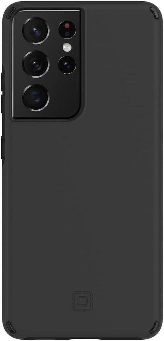 Incipio Duo Case for Samsung Galaxy S21 Ultra 5G (Black) Certified by Samsung [3.5 M Dropproof I Qi Compatible Cover I Extremely Robust Mobile Phone Case I Hybrid ]  Incipio   