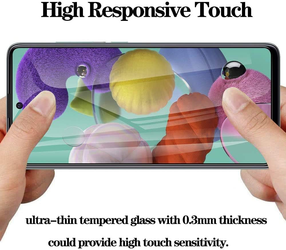 [2 Pack] for Samsung Galaxy S20 FE / A51 / A52 Privacy Screen Protector, Amzsuker Anti-Spy 9H Hardness Tempered Glass Screen Protector for Galaxy A51 A52 (4G/5G) S20 FE 6.5”, Anti-Scratch, Bubble Free, Case Friendly (Black)  SUKER   