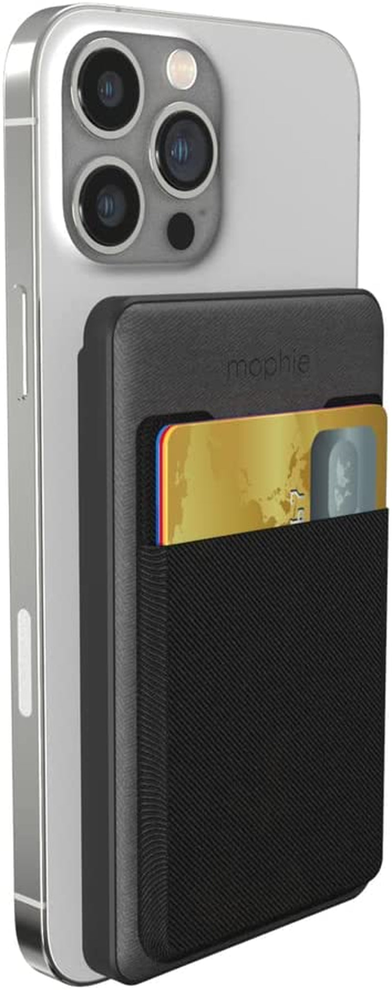 Mophie Snap+ Juice Pack Wallet 5K -Black - Magnetic Power Bank Compatible with Magsafe & Qi-Enabled Smartphones, Works with Apple and Android Phones (Not Compatible with Iphone 13 Pro or 13 Mini)  mophie   