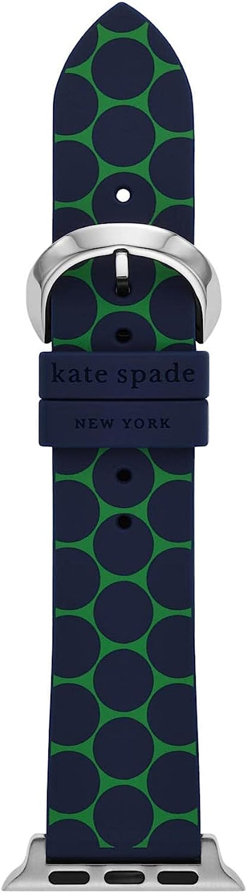 Kate Spade New York Interchangeable Silicone Band Compatible with Your 38/40Mm Apple Watch- Straps for Apple Watch Series 8/7/6/5/4/3/2/1/SE  kate spade new york Blue  