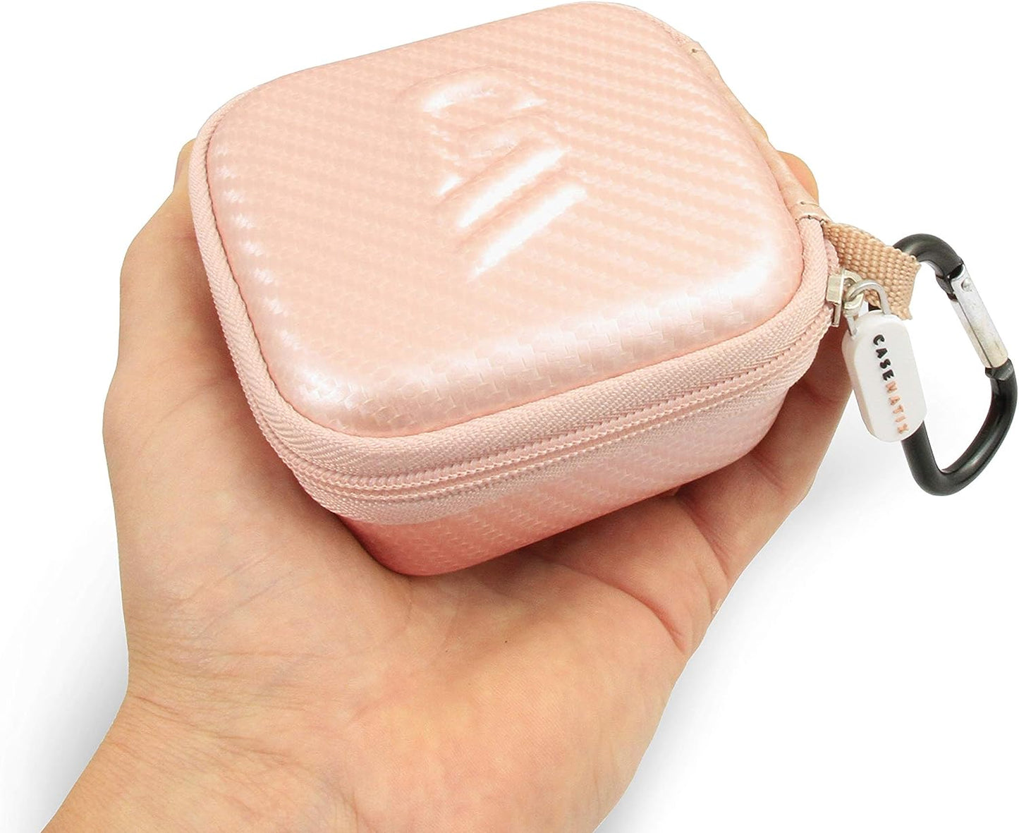 CASEMATIX Travel Case Compatible with Beats Powerbeats Pro Wireless Earbuds - Rose Gold Case Only  CASEMATIX   