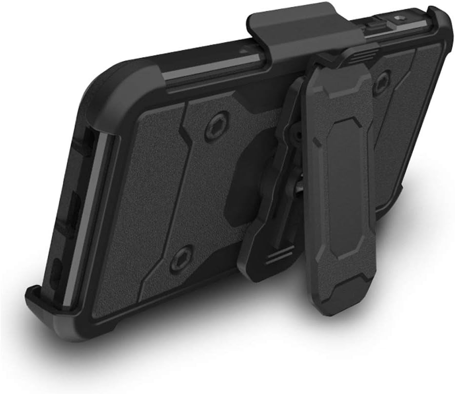 LG G8 Thinq Case, LG G8 Case, with Screen Protector Belt Clip Holster Built-In Kickstand, Telegaming Shock Absorption Heavy Duty Hybrid Amor Phone Case for LG G8 Thinq/Lg G8  Ivy   