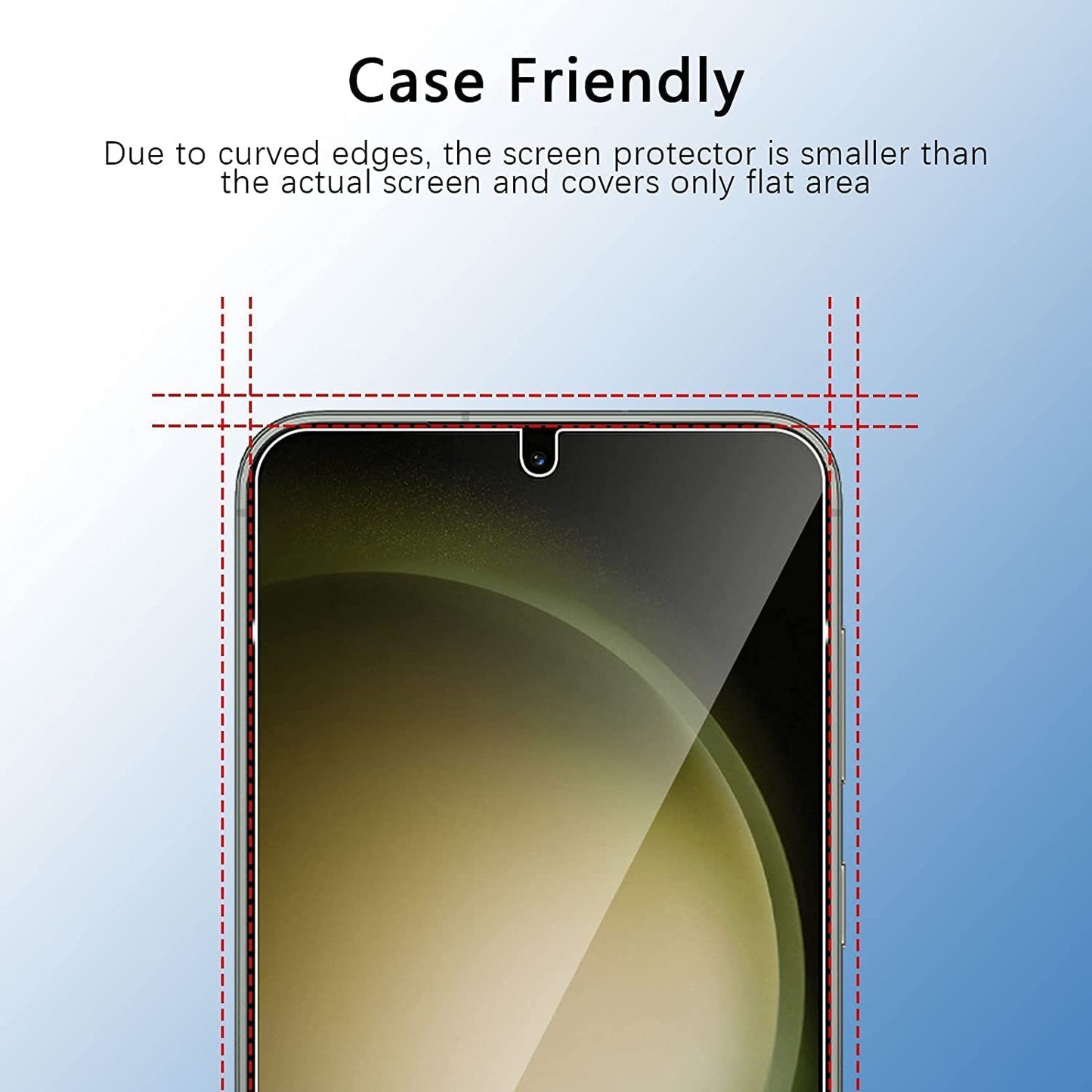 Yoyamo 【3+3 Pack Screen Protector for Samsung Galaxy S23 Plus/S23+ with 3 Pack Tempered Glass Screen Protective Film and 3 Pack Camera Lens Protector-Bubble Free High Definition  Yoyamo   