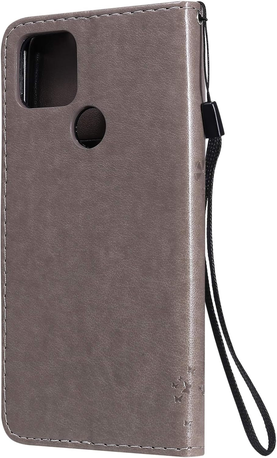 LEMAXELERS Google Pixel 4A 5G Case Embossed Wishing Tree Wallet Shockproof Case Flip Premium PU Leather Magnetic Card Slots with Stand Cover for Google Pixel 4A 5G / Pixel 5 XL Wishing Tree Gray KT  LEMAXELERS   
