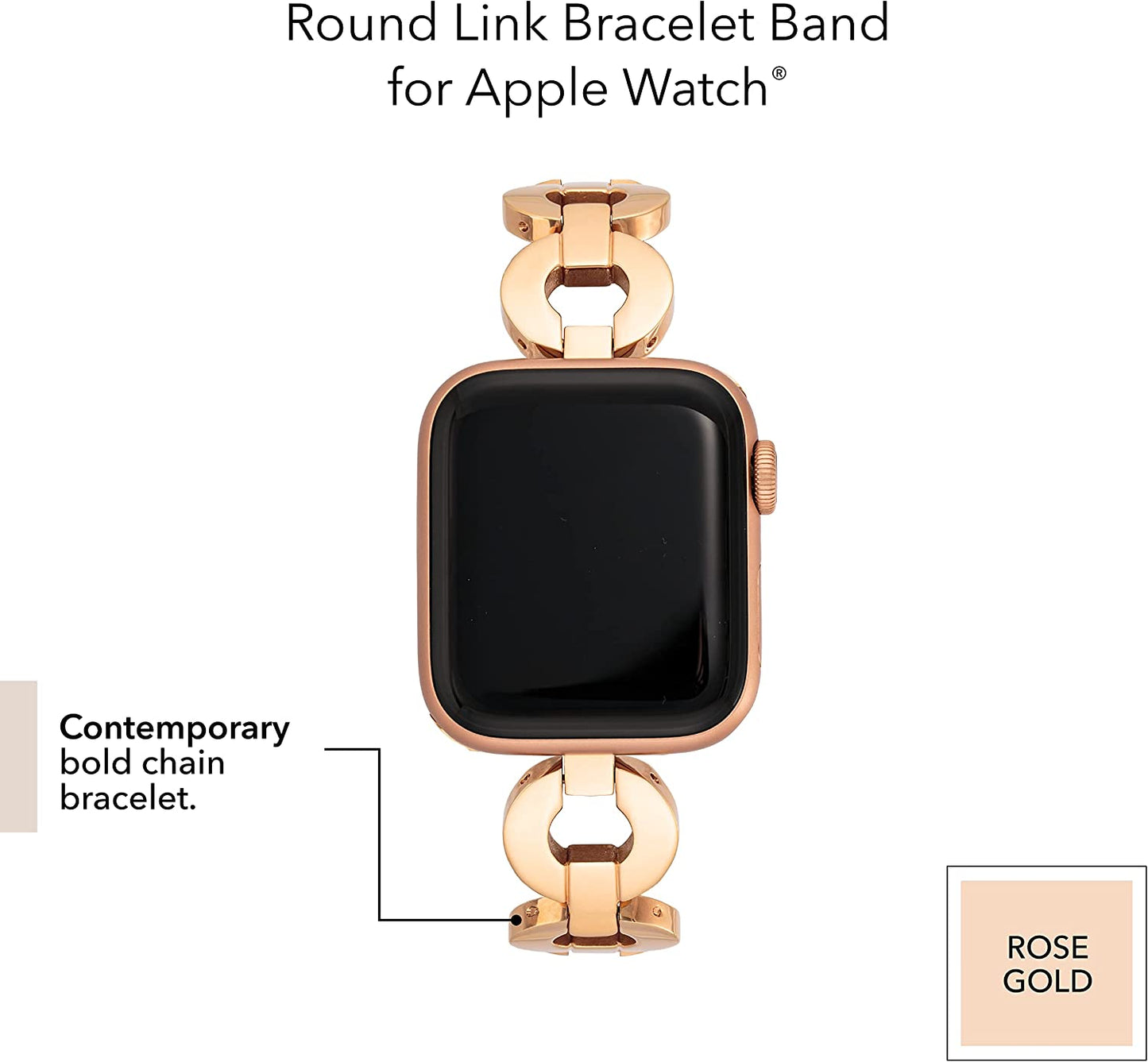 Anne Klein Fashion Open Chain Bracelet for Apple Watch  Anne Klein   