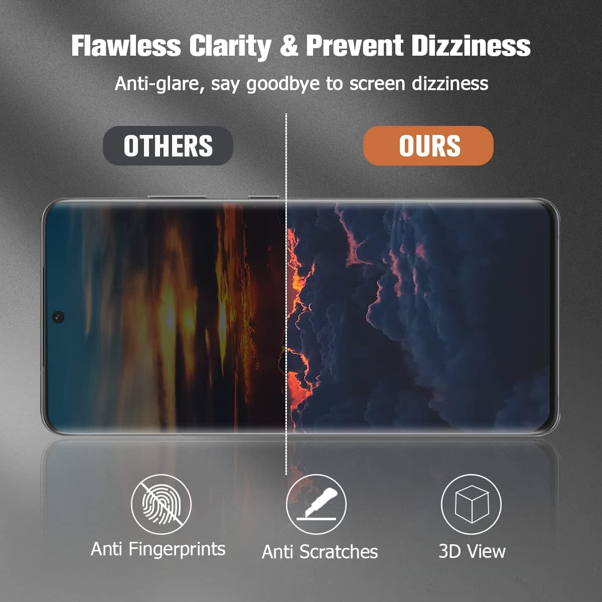 [2+2 Pack] Samsung S21 Ultra Screen Protector, 9H Tempered Glass Include 2 Pack Camera Lens Protector,Ultrasonic Fingerprint Support, 3D Curved, Bubble-Free Glass Screen Protector, for Samsung Galaxy S21 Ultra (6.8 Inch)  MAXVITAVELA   